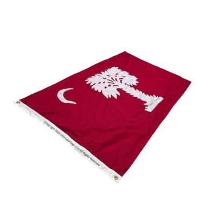 south carolina red cotton flag 3 x 5 ft.
