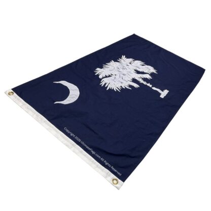 south carolina flag sc flags cotton sewn embroidered 3 x 5 ft.