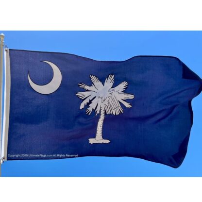 south carolina flag sc flags for sale sewn outdoor double nylon embroidered 3 x 5 ft.