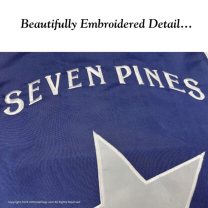 texas 1st infantry regiment flag seven pines gaines farm hood's brigade flags sewn outdoor double nylon embroidered 3 x 5 ft.