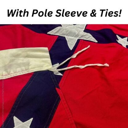 texas shea's 4th battery cotton flag sleeve ties 3 x 5 ft.