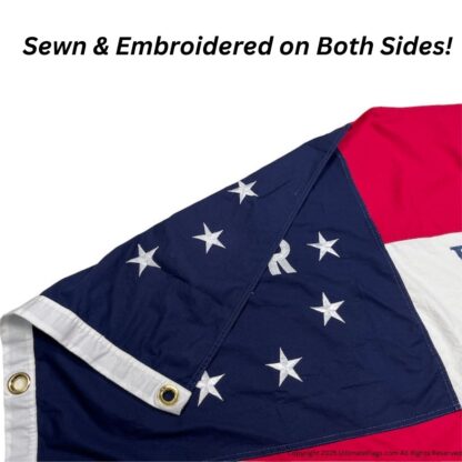6th louisiana infantry flag camp moor flag of confederate states army cotton 3 x 5 ft.