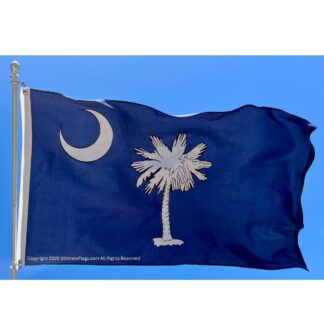 south carolina flag sc flags for sale sewn outdoor double nylon embroidered 3 x 5 ft.