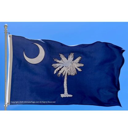 south carolina flag sc flags for sale sewn outdoor double nylon embroidered 3 x 5 ft.