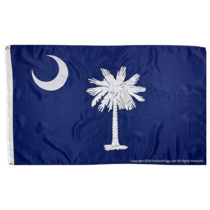 south carolina flag sc flags for sale sewn outdoor double nylon embroidered 3 x 5 ft.