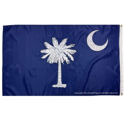 south carolina flag sc flags for sale sewn outdoor double nylon embroidered 3 x 5 ft.