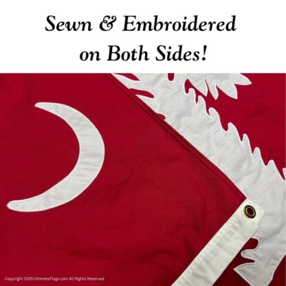 south carolina red cotton flag 3 x 5 ft.