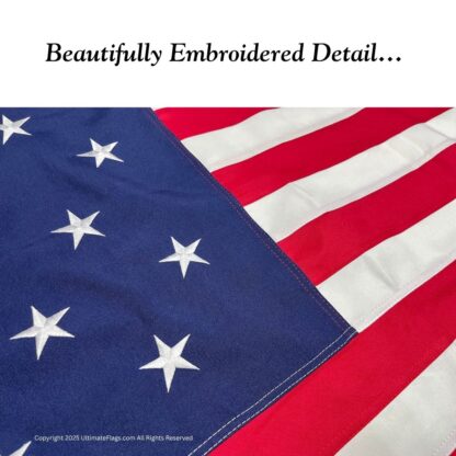 star spangled banner flag – authentic 15 star fort mchenry replica flags , 3x5 ft, embroidered double nylon