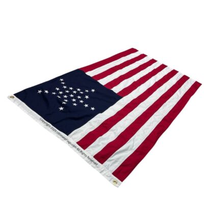 great luminary flag – 28 star u.s. flag representing texas statehood – 3x5 ft cotton sewn replica