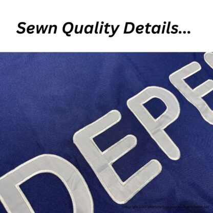 captain scott's double nylon embroidered flag 3 x 5 ft.