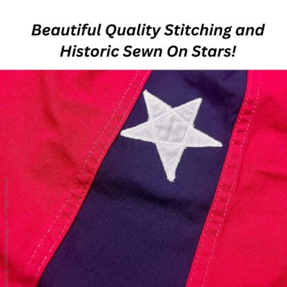 texas shea's 4th battery cotton flag sleeve ties 3 x 5 ft.