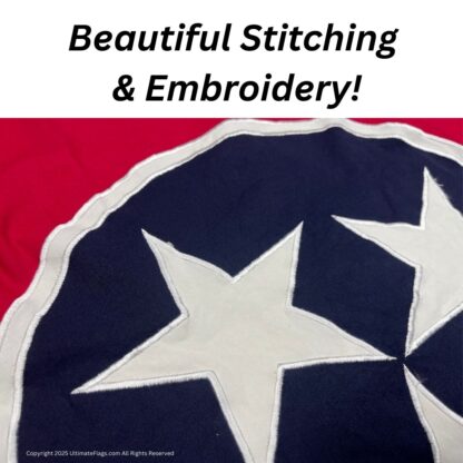 state of tennessee flag cotton tn flags for sale 3 x 5 ft.