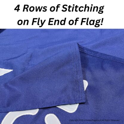 captain scott's double nylon embroidered flag 3 x 5 ft.
