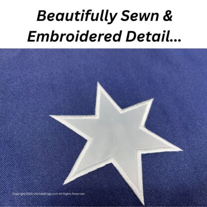 washington's headquarters flag 1775 george washington commander hq flags outdoor sewn double nylon embroidered 3 x 5 ft.