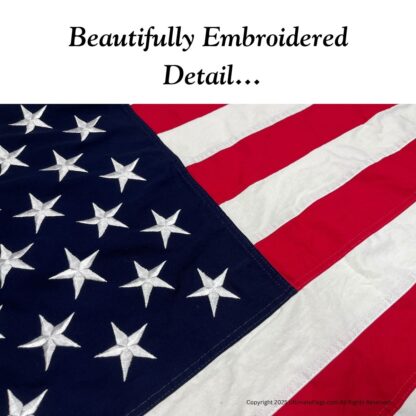 usa flag cotton 50 stars 2x3,3x5,4x6, 5x8, 6x10 grommets and sleeves