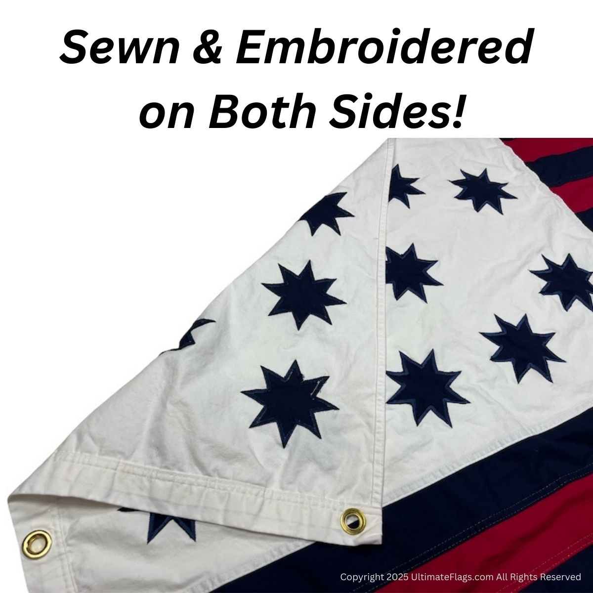 guilford courthouse cotton flag 3 x 5 ft.