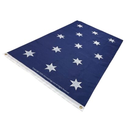 washington's headquarters flag 1775 george washington commander hq flags outdoor sewn double nylon embroidered 3 x 5 ft.