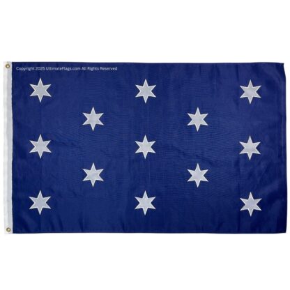 washington's headquarters flag 1775 george washington commander hq flags outdoor sewn double nylon embroidered 3 x 5 ft.