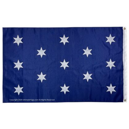 washington's headquarters flag 1775 george washington commander hq flags outdoor sewn double nylon embroidered 3 x 5 ft.