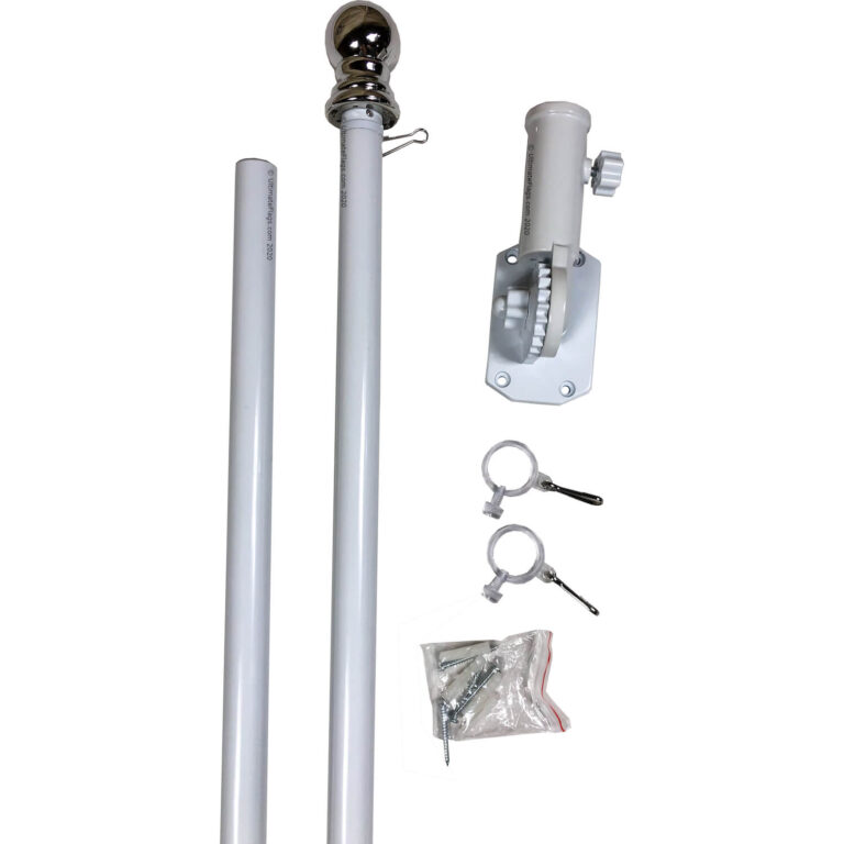 Flag pole for sale Aluminum AntiFurl Rotating Flag Pole 6ft