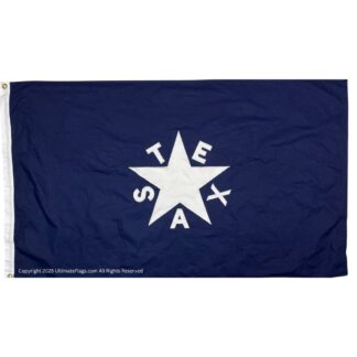 texas lorenzo de zavala flag cotton 3 x 5 ft.