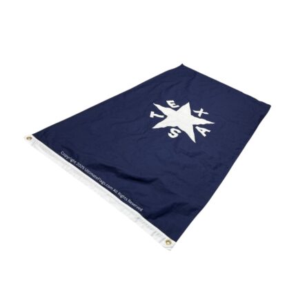 texas lorenzo de zavala flag cotton 3 x 5 ft.