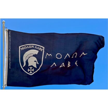 molon labe flag rothco ΜΟΛΩΝ ΛΑΒΕ flags outdoor sewn heavy duty double nylon embroidered 3 x 5 (come & take them!)