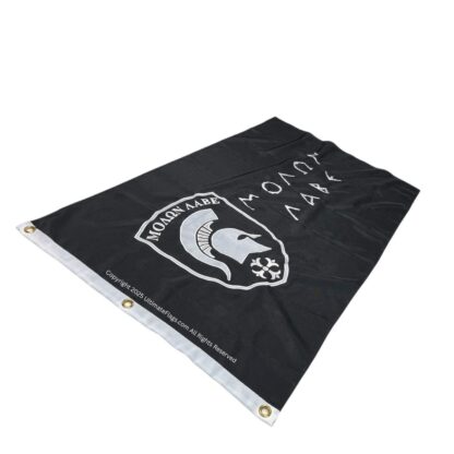 molon labe flag rothco ΜΟΛΩΝ ΛΑΒΕ flags outdoor sewn heavy duty double nylon embroidered 3 x 5 (come & take them!)
