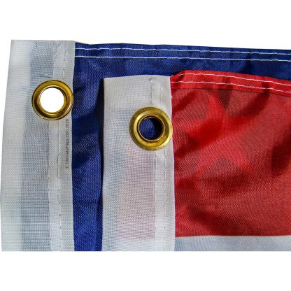 brass grommets on snake flag blended usa rebel