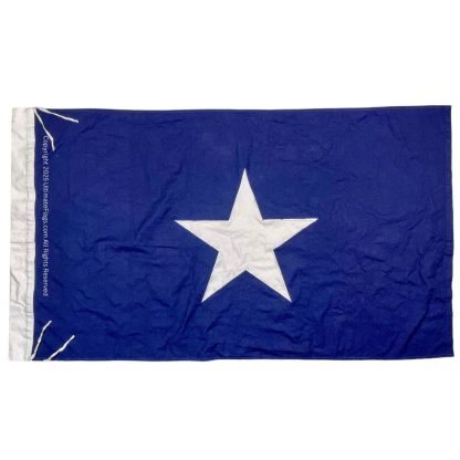 bonnie blue flag 3 x 5 ft. cotton with sleeve & ties