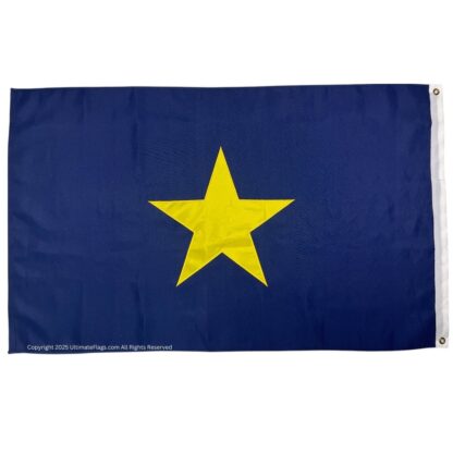 texas republic burnet flag 2 ply double nylon embroidered flag 3 x 5 ft.