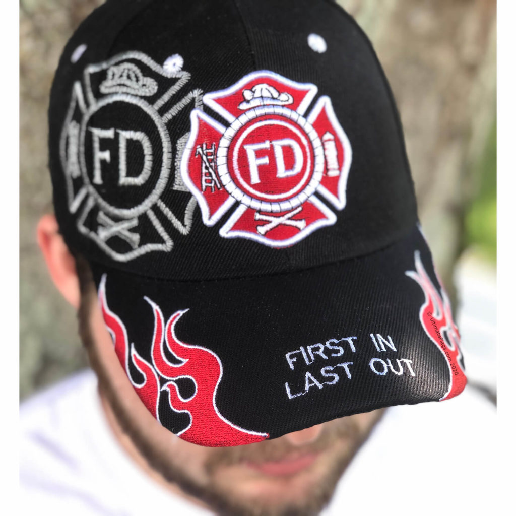 Fire Department Flame Cap (First In Last Out)