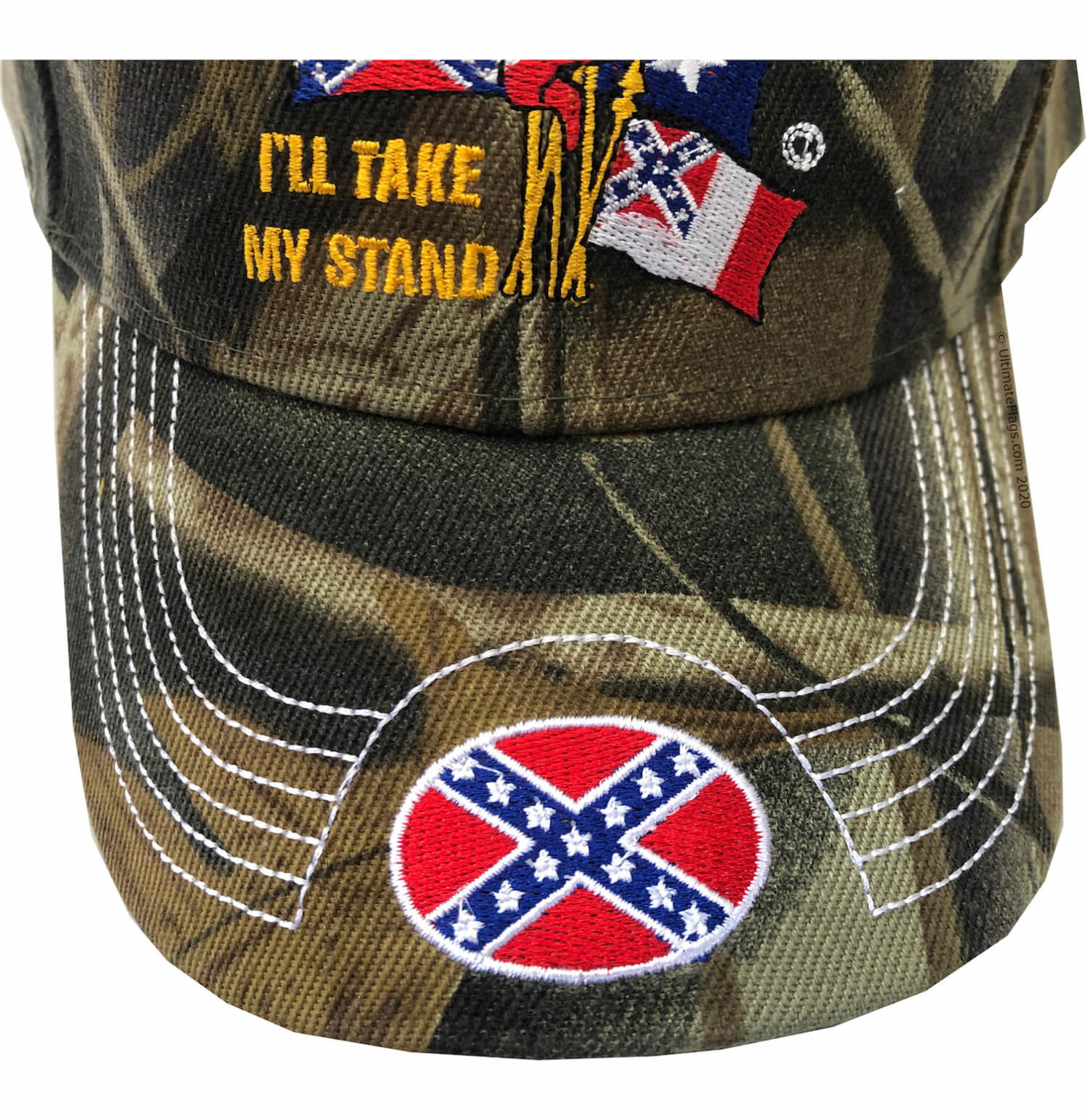 Dixie Land Camo Cap / Hat / Ballcap for Sale
