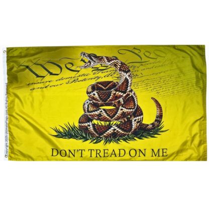 gadsden we the people flag don't tread on me outdoor double sided 3x5 ft