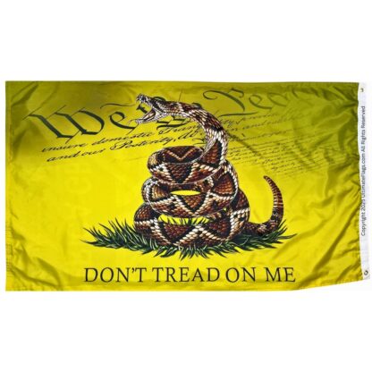 gadsden we the people flag don't tread on me outdoor double sided 3x5 ft
