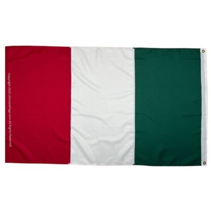 italy flag double nylon embroidered 3 x 5 ft. heavy duty