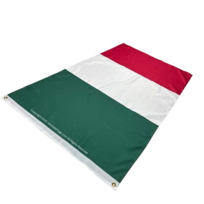 italy flag double nylon embroidered 3 x 5 ft. heavy duty