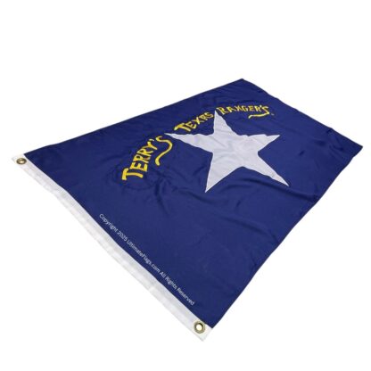 terry's texas rangers flag confederate tx flags outdoor double nylon sewn embroidered 3 x 5 ft.