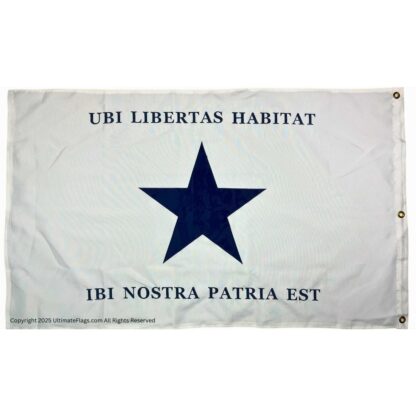 troutman flag texas & liberty double nylon embroidered, double sided 3 x 5 ft.