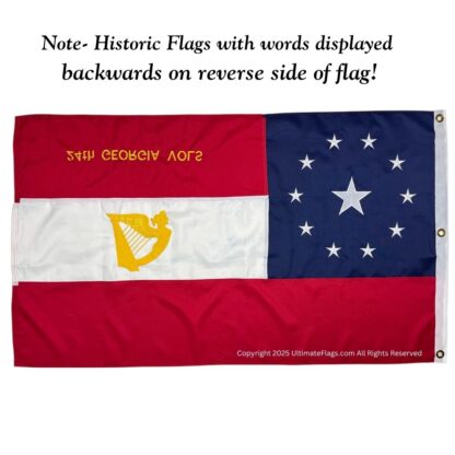 24th georgia volunteers irish regiment flag 3 x 5 ft. double nylon embroidered