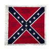 34th north carolina infantry regiment flag – 48x48 inch cotton sewn & embroidered confederate replica (with battle honors! )