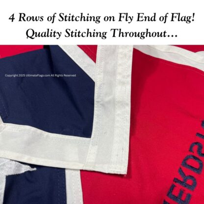 34th north carolina infantry regiment flag – 48x48 inch cotton sewn & embroidered confederate replica (with battle honors! )