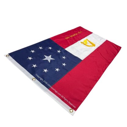 24th georgia volunteers irish regiment flag 3 x 5 ft. double nylon embroidered