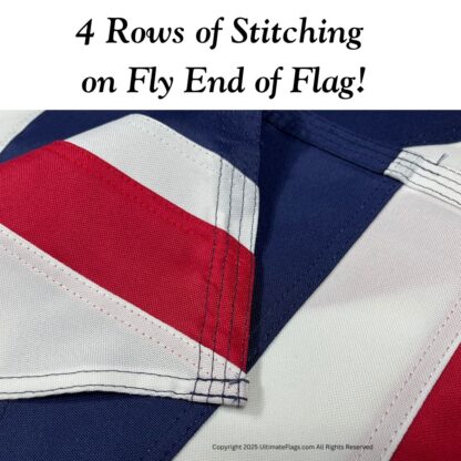 uk flag, united kingdom flags for sale union jack flag double nylon embroidered 3 x 5 ft.