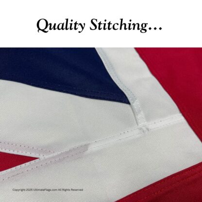 uk flag, united kingdom flags for sale union jack flag double nylon embroidered 3 x 5 ft.