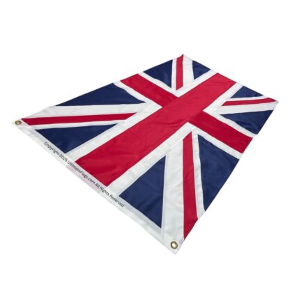 uk flag, united kingdom flags for sale union jack flag double nylon embroidered 3 x 5 ft.