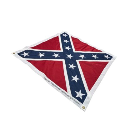 confederate artillery battle flag double nylon embroidered flag 38x38 inch