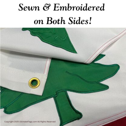 3rd new england flag 3 x 5 ft. double nylon embroidered outdoor