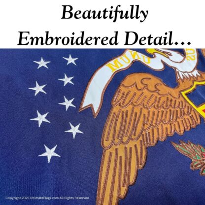 20th maine volunteer infantry regiment flag double nylon embroidered outdoor 3 x 5 ft.