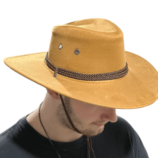 Cowboy Hat - Felt Feel (Choose Color: Tan / Rust)